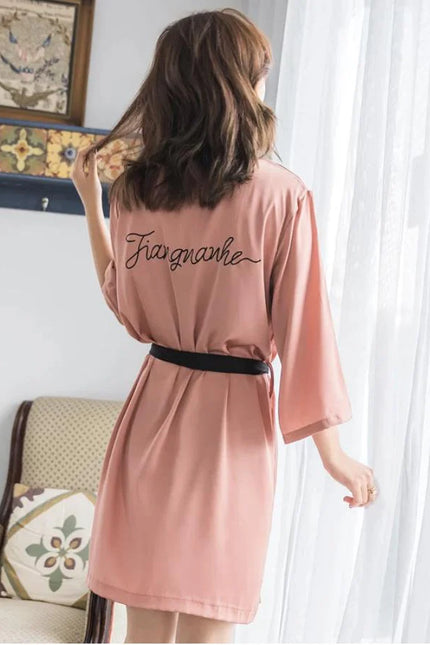 Naisten Makuuhuone Kimono