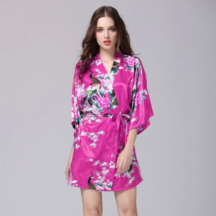 Kimono Fuschia-Peignoir Avenue