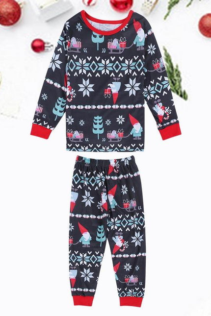 Sininen Perhepyjama