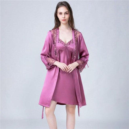 Ensemble Soie Elegant Violet