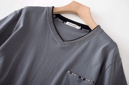 Harmaa Ruudullinen Lyhyt Pyjama