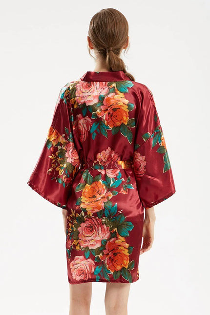 Lyhyt Punainen Kimono
