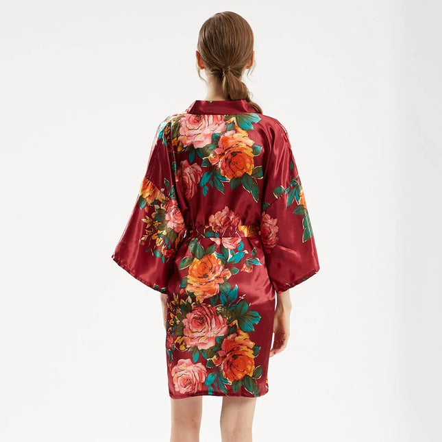 Lyhyt Punainen Kimono