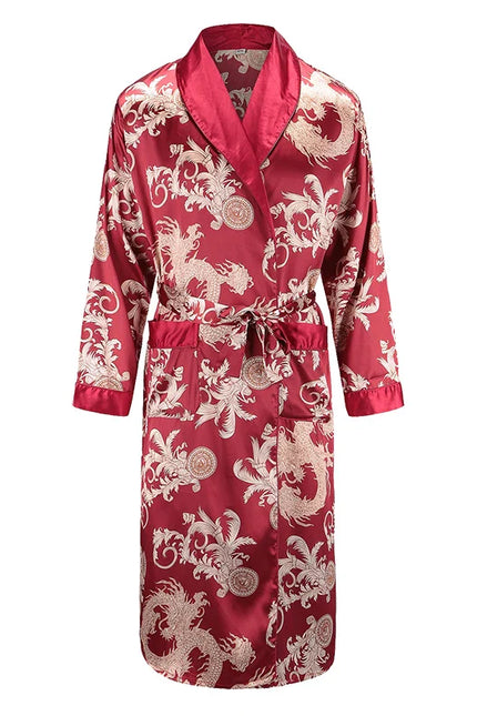Robe de Chambre Homme Japonaise Rouge