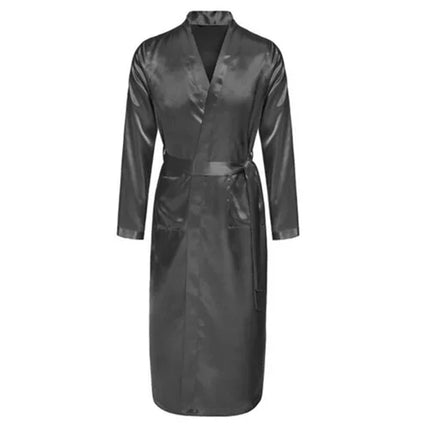 Robe de Chambre Homme Longue Grise