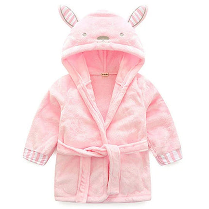 Peignoir Enfant Lapin Rose