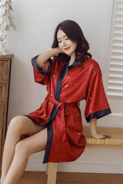 Naisten Satiini Yökimono