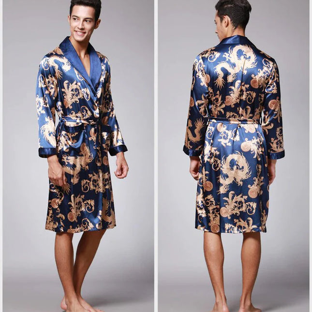 Miesten Kimono Tyyli Pyjama