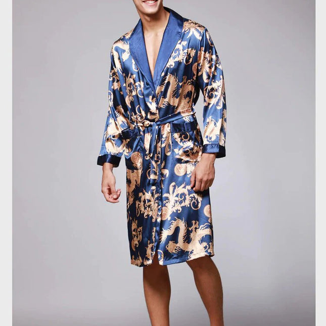 Miesten Kimono Tyyli Pyjama