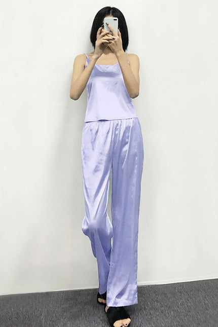 Liila Satiini Pyjama