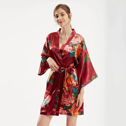 Lyhyt Punainen Kimono