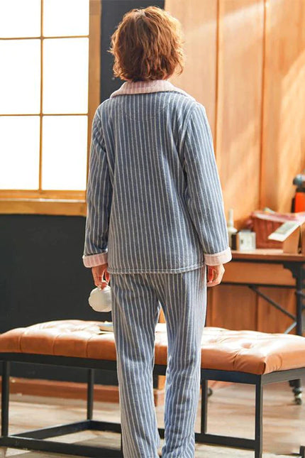 Raidallinen Naisten Pehmoinen Pyjama