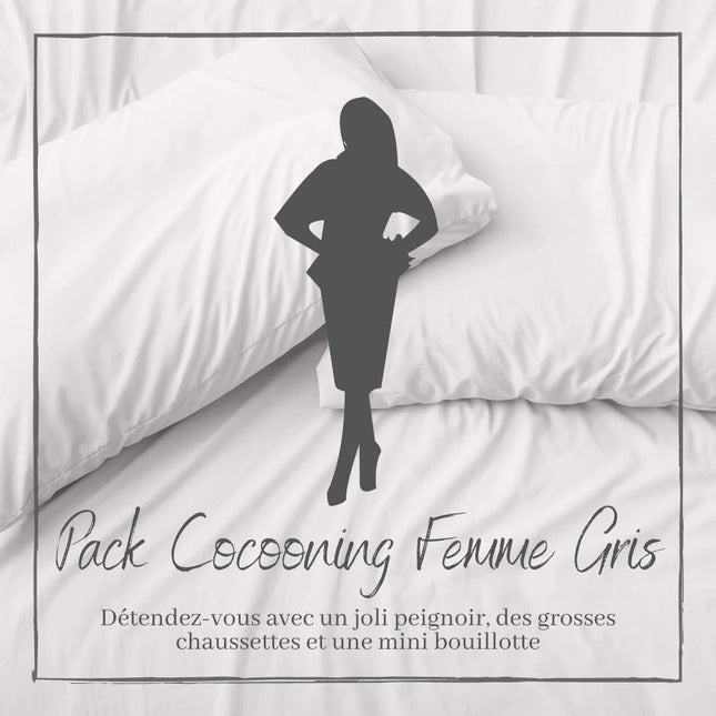 Pack Cocooning Femme Gris