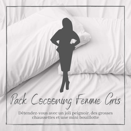 Pack Cocooning Femme Gris