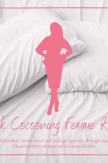 Pack Cocooning Femme Rose-Peignoir Avenue
