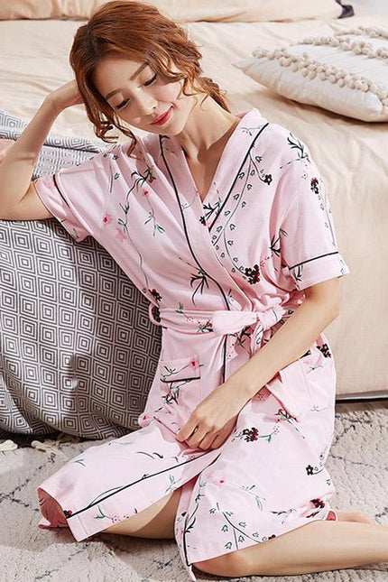 Peignoir 100% Coton Femme