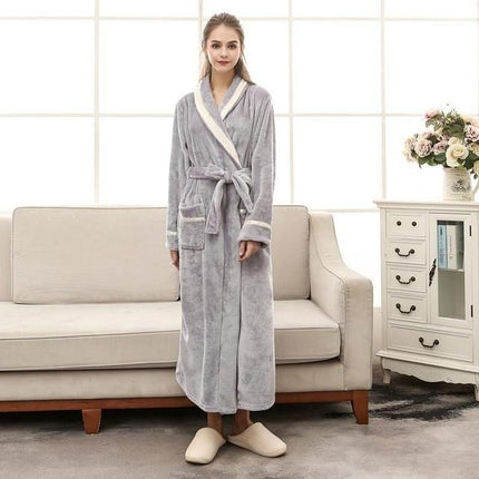 Peignoir Bain Femme Gris