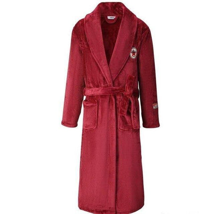 Kirkkaan Koralli Fleece Kylpytakki
