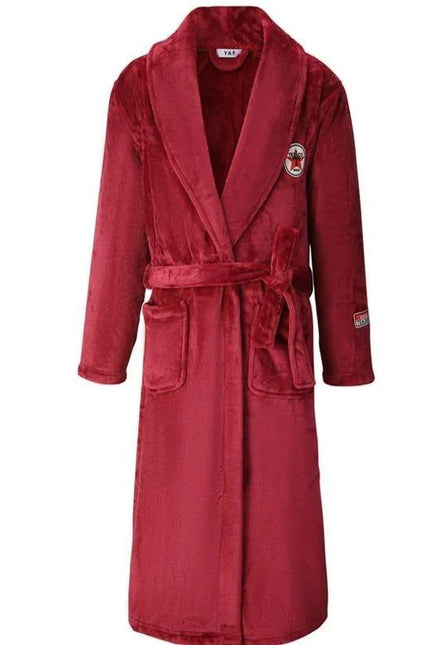 Peignoir Corail Éclatant en polaire