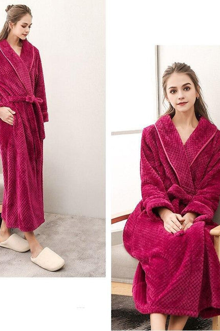 Fuksia Vaaleanpunainen Kylpytakki