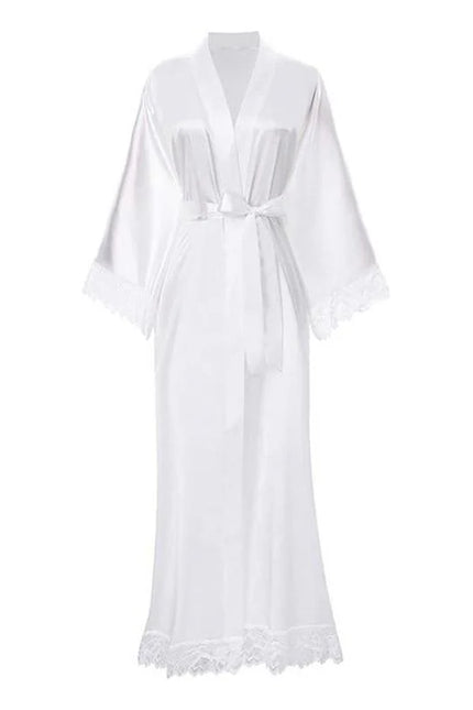 Peignoir Dentelle Blanc