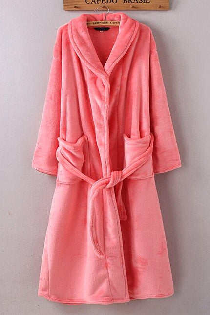 Naisten Fleece Kylpytakki