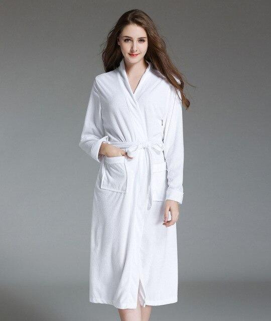 Peignoir Femme Coton Éponge