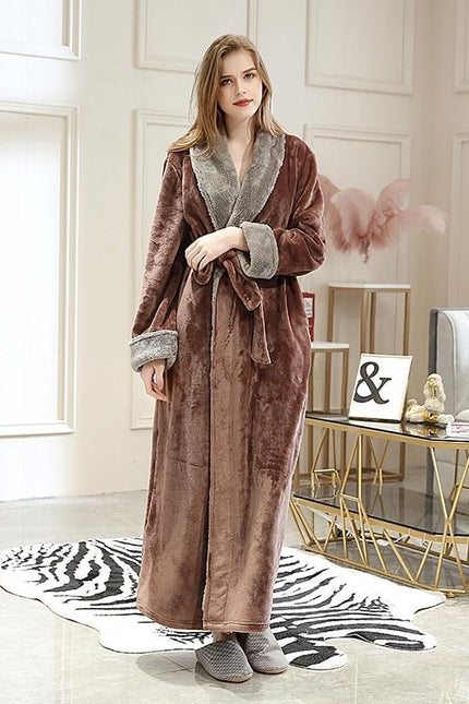 Peignoir Femme Marron-Peignoir Avenue