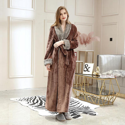 Peignoir Femme Marron-Peignoir Avenue