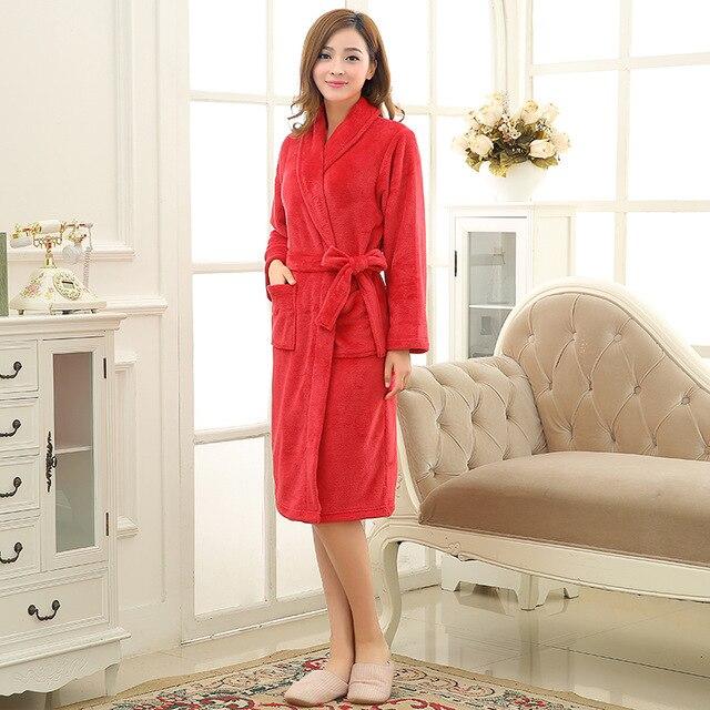Peignoir Flanelle Femme