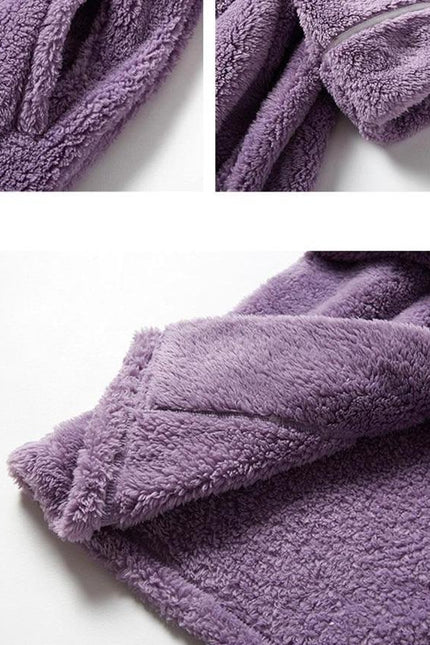 Violetti Fleece Kylpytakki