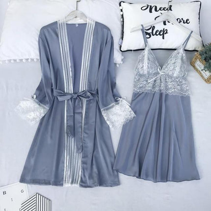 Peignoir Satin Léger Femme