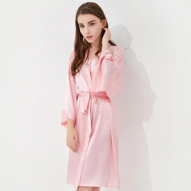 Peignoir Satin Pastel