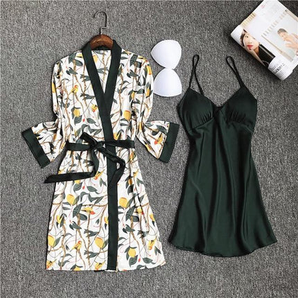 Peignoir Satin ete