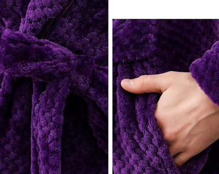 Naisten Violetti Kylpytakki