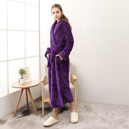 Peignoir Violet Femme