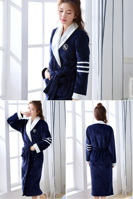 Naisten Fleece Kylpytakki