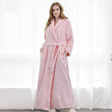 Peignoir de Bain Femme Rose poudré