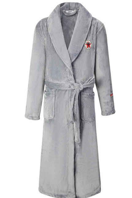 Robe De Chambre Homme Polaire Grise Épaisse