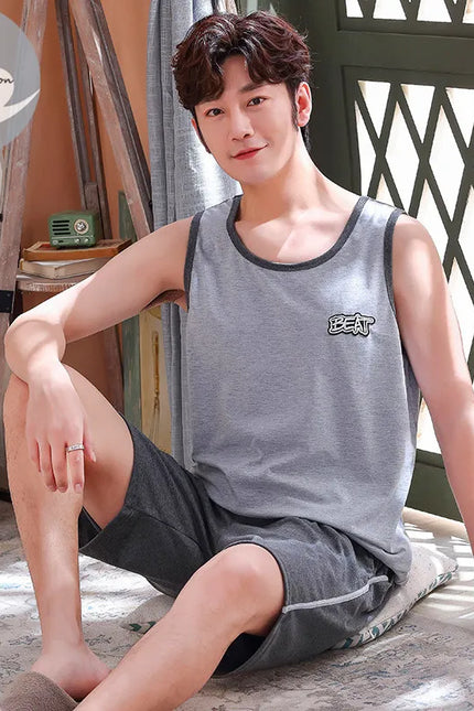 Pyjashort Gris Homme