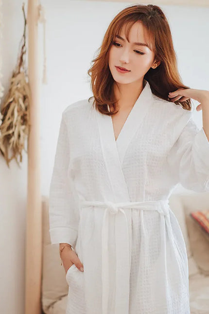 Peignoir Femme Blanc