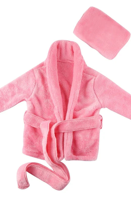 Peignoir Enfant Rose Vif