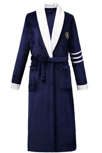 Robe De Chambre Polaire Femme Bleu Marine
