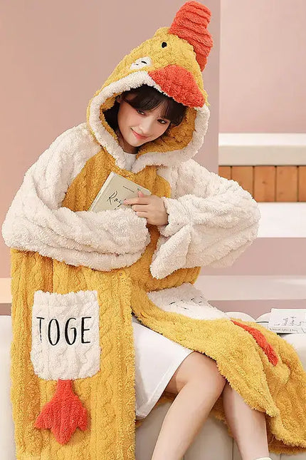 Robe de Chambre Femme Poulet