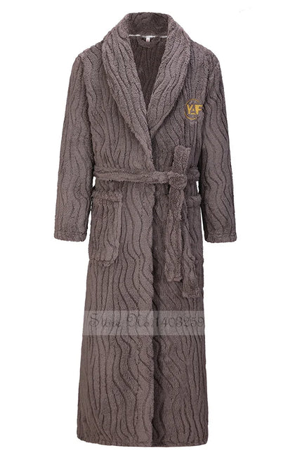 Robe De Chambre Homme Polaire Brun