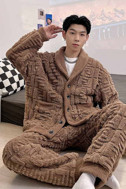 Miesten Flanelli Pyjama