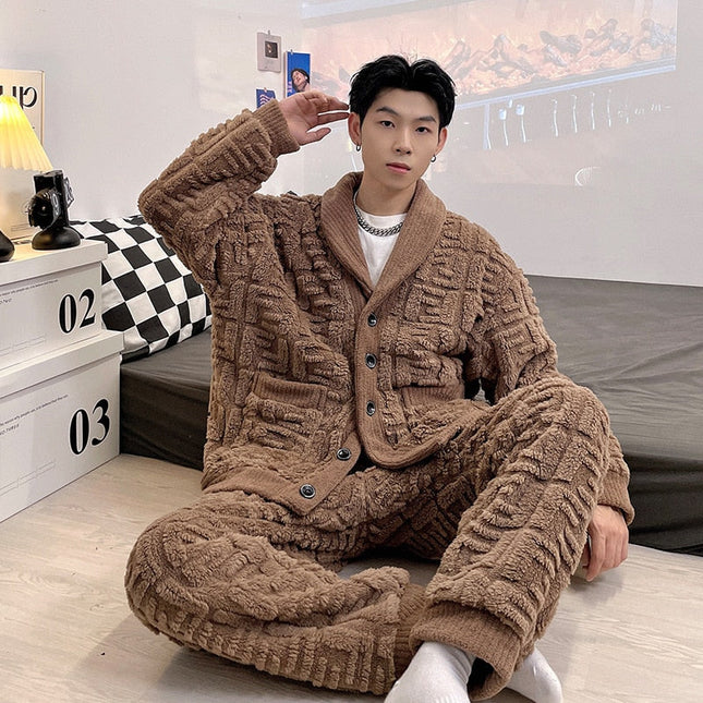 Miesten Flanelli Pyjama