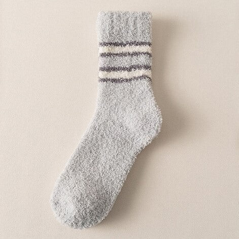Chaussettes Chaudes Grises