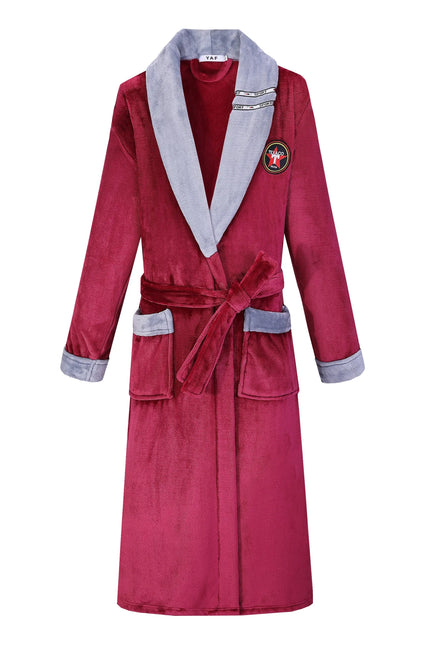 Robe De Chambre Homme Polaire Bordeaux