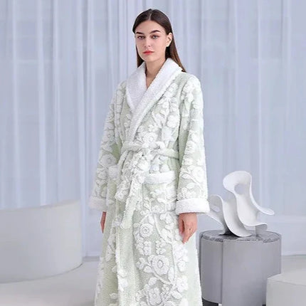 Peignoir de Bain Femme Vert